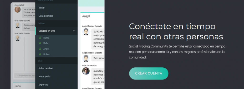 social trading community